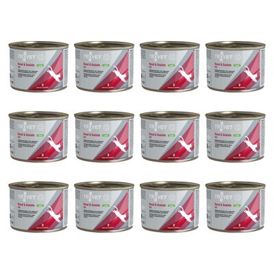 Karma dla kota TROVET RID Renal & Oxalate Jagnięcina 12 x 200 g
