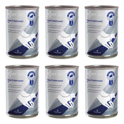 Karma dla psa i kota TROVET Unique Protein Królik 6 x 400 g