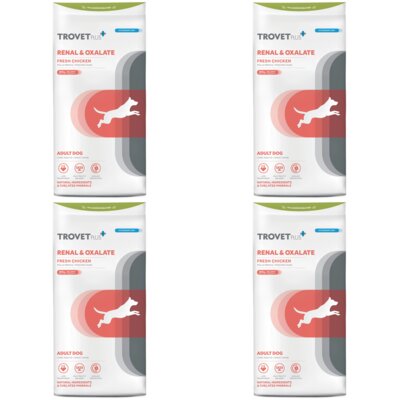 Karma dla psa TROVET Renal and Oxalate RID Kurczak 4 x 3 kg