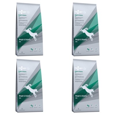 Karma dla psa TROVET Weight & Diabetic 4 x 3 kg