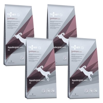 Karma dla psa TROVET Hypoallergenic IPD Świeże owady 4 x 3 kg