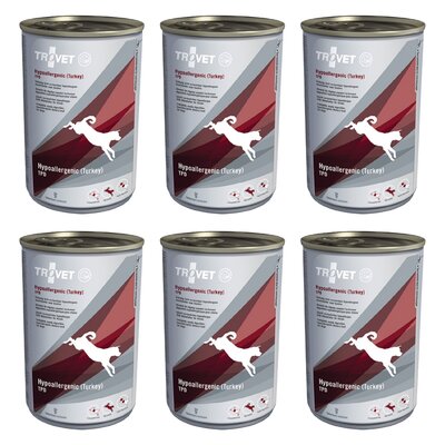 Karma dla psa TROVET Hypoallergenic TPD Turkey 6 x 400 g