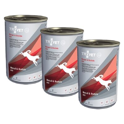 Karma dla psa TROVET Renal and Oxalate Kurczak 3 x 400 g