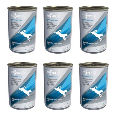 Karma dla psa TROVET Hypoallergenic Lamb LRD Jagnięcina 6 x 400 g