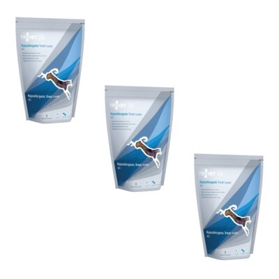 Przysmak dla psa TROVET Hypoallergenic Treat HLT Jagnięcina 3 x 250 g