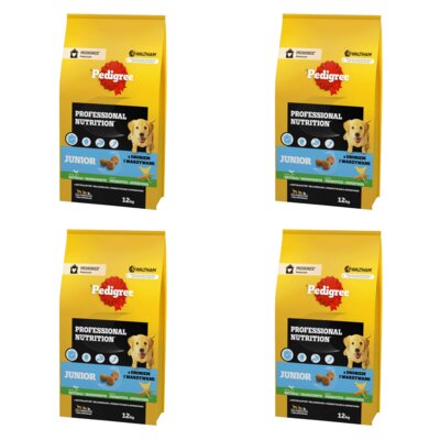 Karma dla psa PEDIGREE Junior Professional Nutrition Drób z warzywami 4 x 12 kg