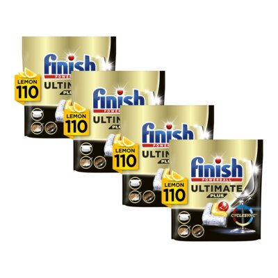 Kapsułki do zmywarki FINISH Powerball Ultimate Plus All in 1 Lemon - 440 szt.