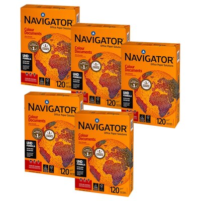 Papier do drukarki NAVIGATOR Colour Documents A4 5 x 250 arkuszy