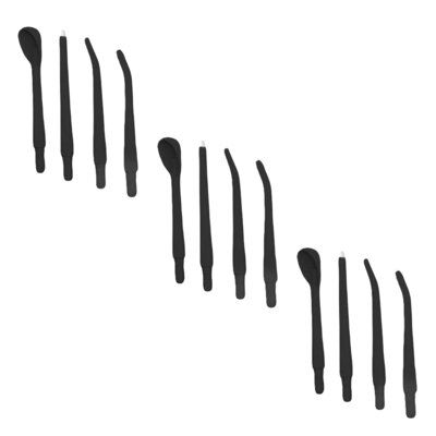 Oryginalna końcówka do irygatora SHONA S200 Czarny (12 szt.) (Dokładna higiena jamy ustnej)