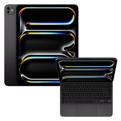Tablet APPLE iPad Pro 13" 7 gen. 2024 2 TB Wi-Fi Gwiezdna czerń + Etui na iPad Pro 13 cali APPLE Magic Keyboard Czarny Klawiatura