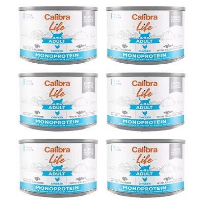 Karma dla kota CALIBRA Life Kurczak 6 x 200 g