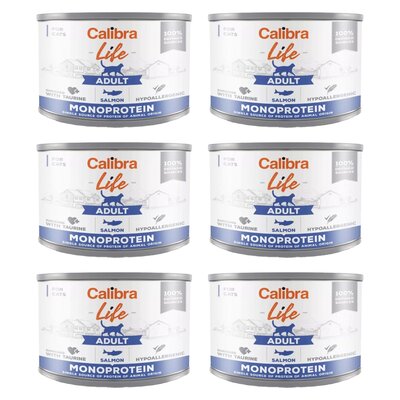 Karma dla kota CALIBRA Life Łosoś 6 x 200 g