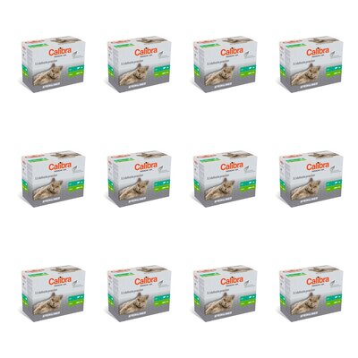 Karma dla kota CALIBRA Premium Sterilised Multipack (144 x 100 g)