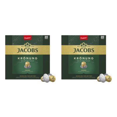 Kapsułki JACOBS Lungo Krönung Signature do ekspresu Nespresso (40 szt.)