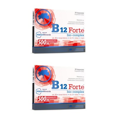 Kompleks witamin i minerałów OLIMP B12 Forte Bio-Complex (2 x 30 kapsułek)