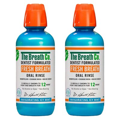 Płyn do płukania jamy ustnej THE BREATH CO Mroźna Mięta 2 x 500 ML