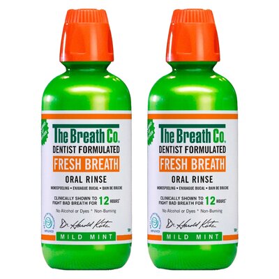 Płyn do płukania jamy ustnej THE BREATH CO Łagodna Mięta 2 x 500 ML