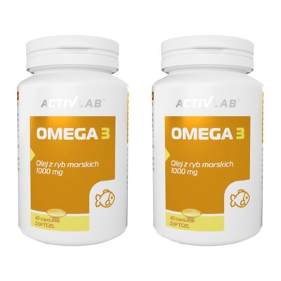 Kwasy Omega-3 ACTIVLAB (2 x 30 kapsułek)