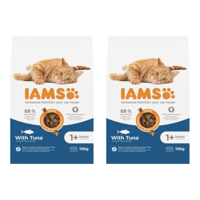 Karma dla kota IAMS For Vitality Tuńczyk 2 x 10 kg
