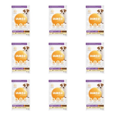 Karma dla psa IAMS For Vitality Puppy Kurczak 9 x 3 kg