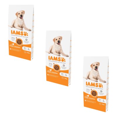 Karma dla psa IAMS For Vitality z Kurczakiem 3 x 12 kg