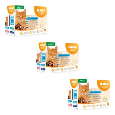 Karma dla kota IAMS Delights Ryba w galarecie (36 x 85 g)