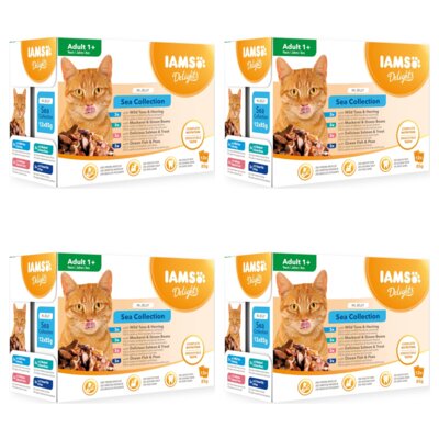 Karma dla kota IAMS Delights Ryba w galarecie (48 x 85 g)