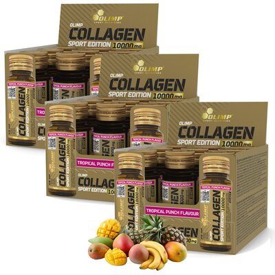 Kolagen OLIMP Collagen Sport Edition Shot Tropikalny 27 x 25 ml