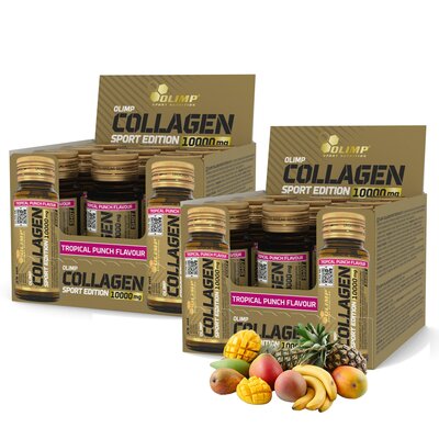 Kolagen OLIMP Collagen Sport Edition Shot Tropikalny 18 x 25 ml