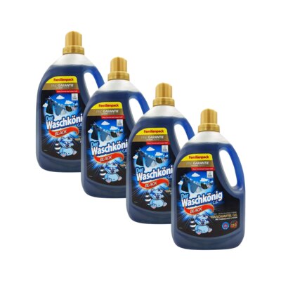 Żel do prania DER WASCHKONIG Black 4 x 3305 ml do czarnych tkanin
