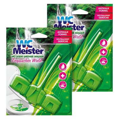 Kostka do WC WC MEISTER Aktiv kraft Zapach lasu 2 x 45g