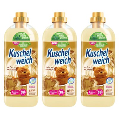 Płyn do płukania KUSCHELWEICH Glucksmoment Złoty 3 x 1000 ml