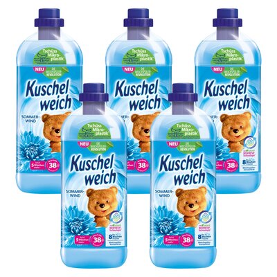 Płyn do płukania KUSCHELWEICH Sommerwind Niebieski 5 x 1000 ml