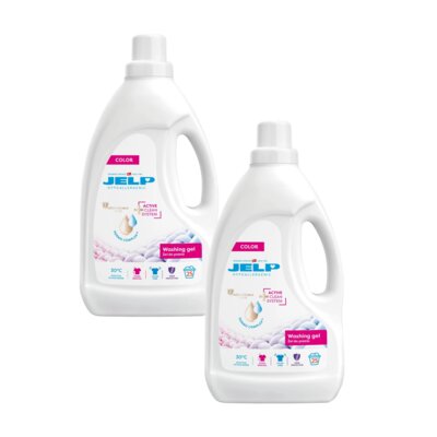 Żel do prania JELP Hipoalergiczny Color 2 x 2000 ml do kolorowych tkanin