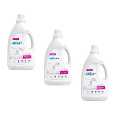 Żel do prania JELP Hipoalergiczny Color 3 x 2000 ml do kolorowych tkanin