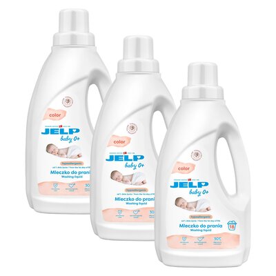 Płyn do prania JELP Baby 0+ Color 3 x 1500 ml