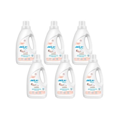 Płyn do prania JELP Baby 0+ Color 6 x 1500 ml do kolorowych tkanin dla niemowląt