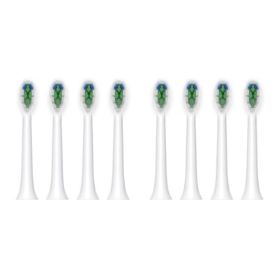 Oryginalna końcówka do szczoteczki ORO-MED Sonic Professional Biały (8 szt.) (Miękkie włosie)