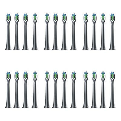 Oryginalna końcówka do szczoteczki ORO-MED Sonic Professional Czarny (24 szt.) (Skuteczne czyszczenie trudno dostępnych miejsc)