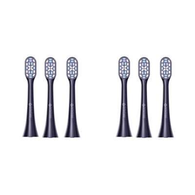 Oryginalna końcówka do szczoteczki ORO-MED Smile Granatowy (6 szt.) (Miękkie włosie)