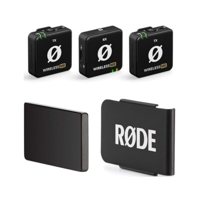 Mikrofon bezprzewodowy RODE Wireless ME Dual Czarny + Uchwyt RODE MagClip GO