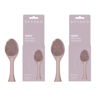 Oryginalna końcówka do szczoteczki SEYSSO Color Face Brush (2 szt.) Misty Rose