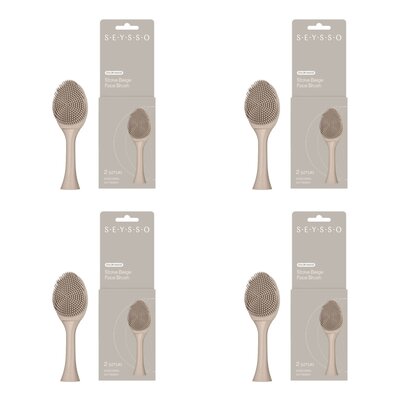 Oryginalna końcówka do szczoteczki SEYSSO Color Face Brush (4 szt.) Stone Beige