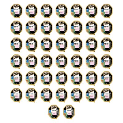 Karma dla kota SHEBA Finesse Łosoś 44 x 85 g