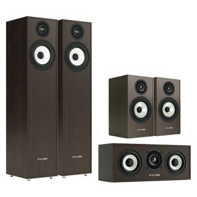 Kolumna głośnikowa PYLON AUDIO Pearl 20 Wenge (2 szt.) + Kolumny głośnikowe PYLON AUDIO Pearl Monitor Wenge (2 szt.) + Głośnik centralny PYLON AUDIO Pearl Center Wenge (1 szt.)