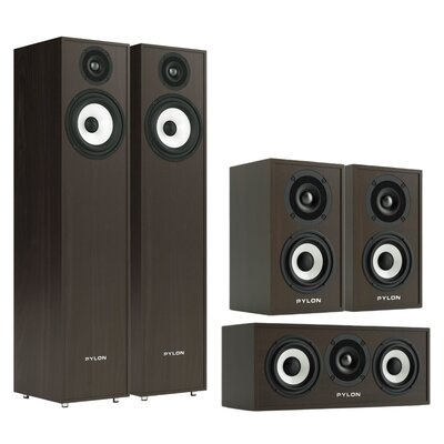 Kolumna głośnikowa PYLON AUDIO Pearl 20 Wenge (2 szt.) + Kolumny głośnikowe PYLON AUDIO Pearl Sat Wenge (2 szt.) + Głośnik centralny PYLON AUDIO Pearl Center Wenge (1 szt.)