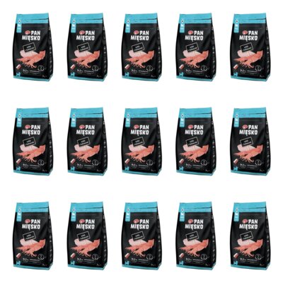 Karma dla psa PAN MIĘSKO Indyk z Kalmarami 15 x 3 kg