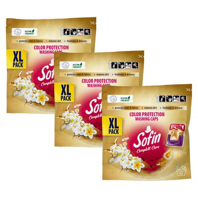 Kapsułki do prania SOFIN Complete Care Color Protection Washing 126 szt.