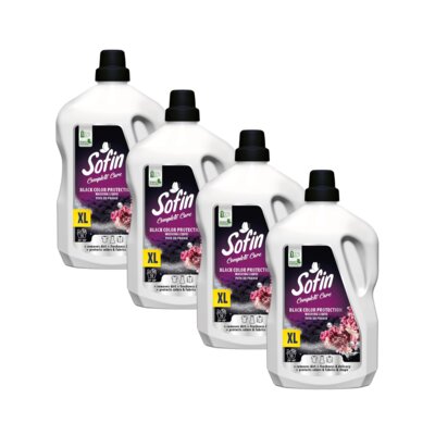 Płyn do prania SOFIN Complete Care 4 x 2500 ml do czarnych tkanin