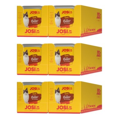 Karma dla kota JOSICAT Pasztet z wołowiną (96 x 100 g)